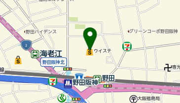 WISTE(野田阪神ウイステ)の地図画像