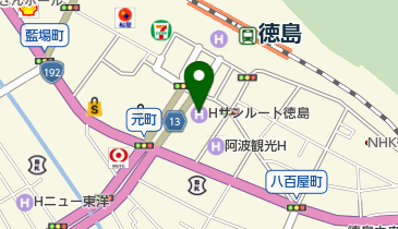 シティ・ハウジング 徳島駅前店の地図画像
