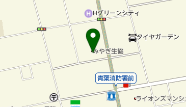COOP MIYAGI(コープ ミヤギ) みやぎ生協 柏木店の地図画像
