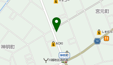 メガネフラワー 川越神明町店の地図画像