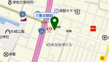 三菱UFJモルガン・スタンレー証券 津支店の地図画像