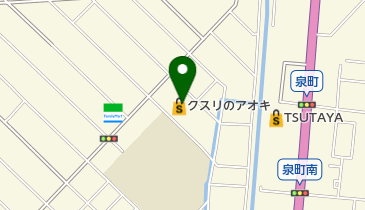 クスリのアオキ 木津店(処方せん受付)の地図画像