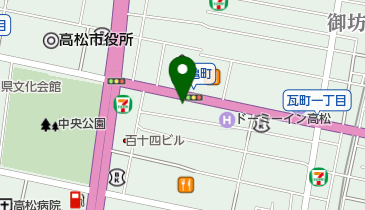 三菱UFJモルガン・スタンレー証券 高松支店の地図画像