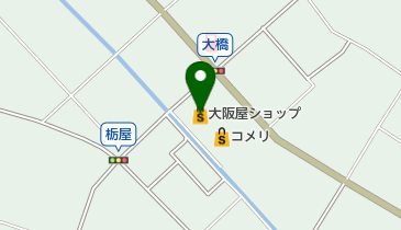 大阪屋ショップ 宇奈月店の地図画像