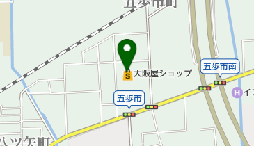 大阪屋ショップ 松任店の地図画像