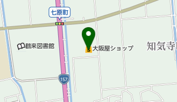 大阪屋ショップ 鶴来店の地図画像