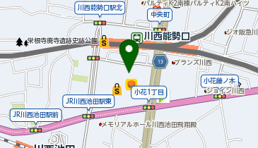 promenade cafe(プロムナード カフェ) アステ川西 B1店の地図画像