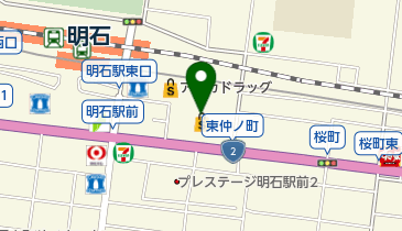ファイテンショップ アスピア明石店の地図画像