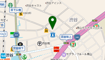 ファイテンショップ 渋谷東口店の地図画像