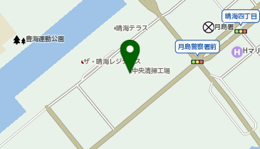 中央清掃工場の地図画像