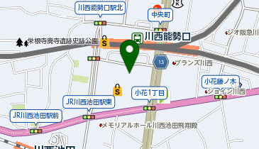 SHOES MORLACCHI(シューズ モラッキー) アステ川西店の地図画像