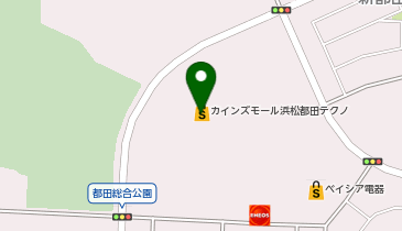 QBハウス(キュービーハウス) ベイシア浜松都田テクノ店の地図画像