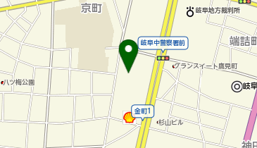 岐阜市中央青少年会館の地図画像