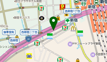 KIREISALONE(キレイサローネ) 新宿店の地図画像