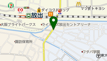 Uchiya Bake Shop(ウチヤ ベイク ショップ) 放出の鳥のオウチの地図画像