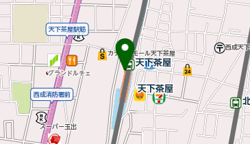 QBハウス(キュービーハウス) 南海天下茶屋駅店の地図画像