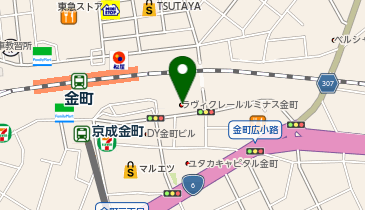 QB HOUSE(キュービー ハウス) 金町駅前店の地図画像