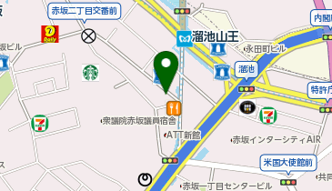 QB HOUSE(キュービー ハウス) 溜池山王店の地図画像