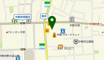 QB HOUSE(キュービー ハウス) 中野ブロードウェイ店の地図画像