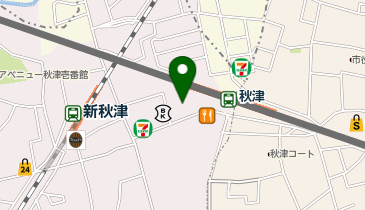 QB HOUSE(キュービー ハウス) 西武秋津駅店の地図画像