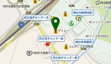 QBハウス(キュービーハウス) ダイエー光明池店の地図画像