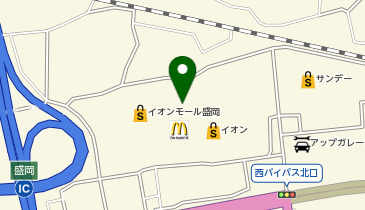 SHIRTS PLAZA(シャツプラザ) 盛岡イオンモール店の地図画像