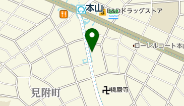 B.ball(ビーボール)名古屋の地図画像
