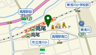 啓文堂書店 高尾店の地図画像