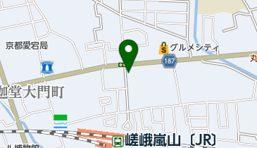 京都嵐山 発酵食堂カモシカの地図画像