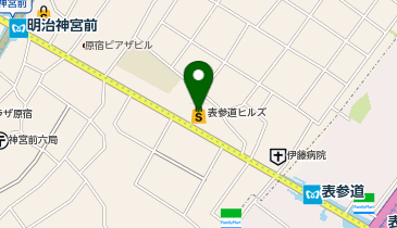 ケアーズ 表参道ヒルズ店の地図画像