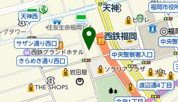 金子眼鏡店 福岡VIORO店の地図画像