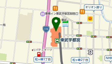 MACKINTOSH LONDON(マッキントッシュ ロンドン) 東武宇都宮百貨店の地図画像