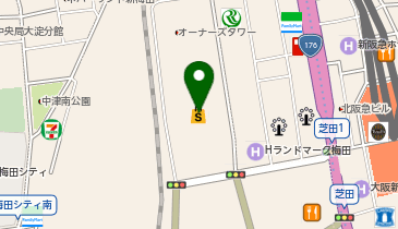 4&deg;C BRIDAL(ヨンドシィ ブライダル) グランフロント大阪店の地図画像
