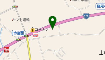 ハーレーダビッドソン箕面の地図画像