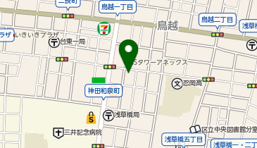 コラゾン台東の地図画像