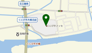 島根県立産業交流会館(くにびきメッセ)の地図画像
