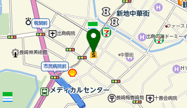 イオン 長崎店の地図画像