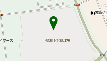 高瀬下水処理場の地図画像