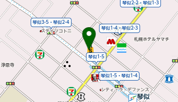 千秋庵 イオン札幌琴似店の地図画像