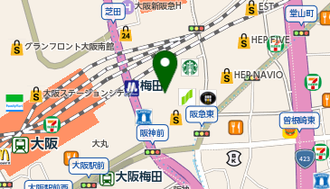 LEICA(ライカ) 阪急うめだ店の地図画像