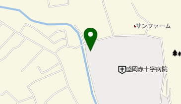 岩手県赤十字血液センターの地図画像