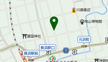 毛利志満 長浜黒壁店の地図画像