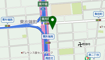 べべのおそうざい 東区本店の地図画像