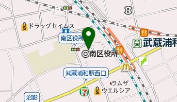 さいたま市武蔵浦和コミュニティセンターの地図画像