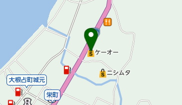 ケーオーニシムタ食鮮館 大根占店の地図画像