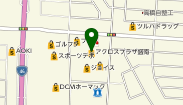 アクロスプラザ 盛南店の地図画像