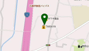 エコス TAIRAYA(タイラヤ) 上三川店の地図画像