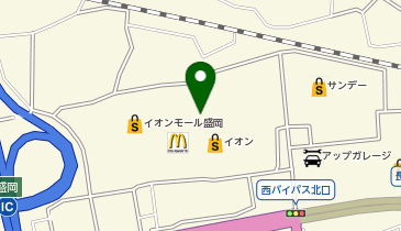 studio CLIP(スタディオクリップ) イオンモール盛岡店の地図画像