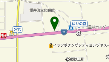 ほぐしま専科 垂井・大垣西店の地図画像