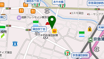 BURGER KING(バーガーキング) 蒲田店の地図画像